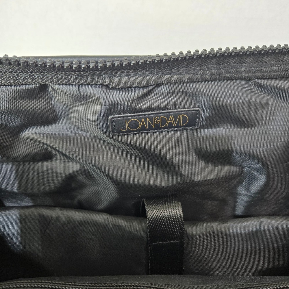 Joan & David Backpack Large Black Quilted Puffer Travel Work Laptop Bag #1105 - Picture 9 of 11